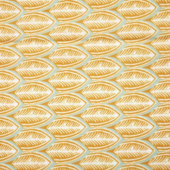 Nappe rectangulaire anti tache (L240 cm) Soan Jaune ocre 3