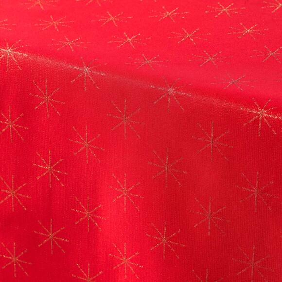 Mantel rectangular (L300 cm) Estrellas Rojo  2