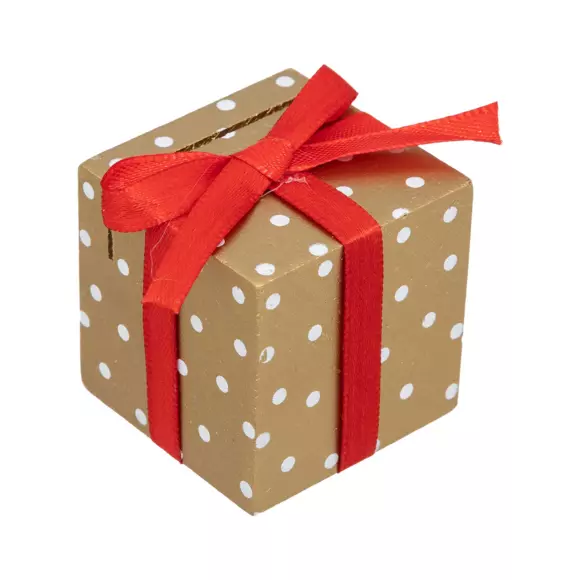 Set van 2 plaatskaartjes of menuhouders Cadeaux Rood 2