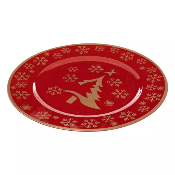 Lote de 12 platillos Sapin Rojo 2