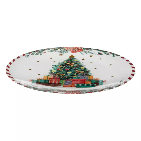 Lote de 12 platillos Pino de fiesta Multicolor 2