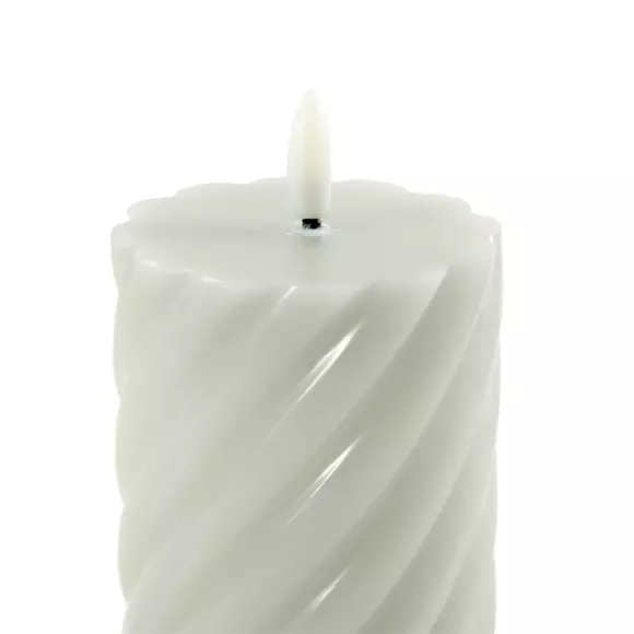 Bougie LED Cire à piles Blanc chaud 2