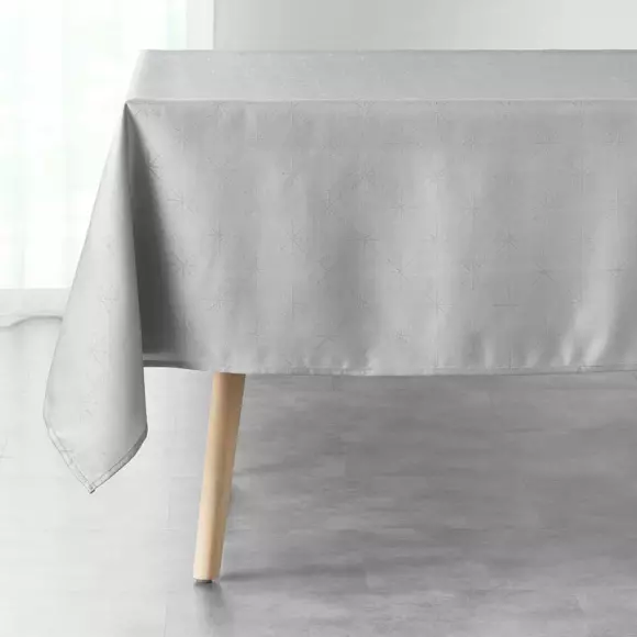 Rechteckige Tischdecke (L240 cm) Etoiles Grau 3