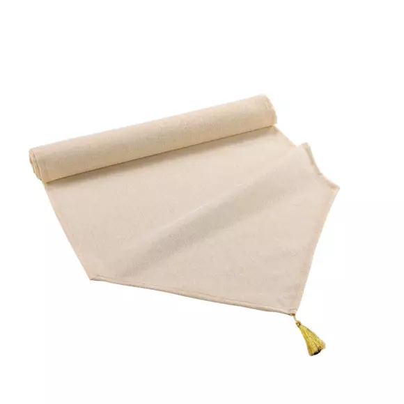Chemin de table (140 cm) Silvery Beige 3
