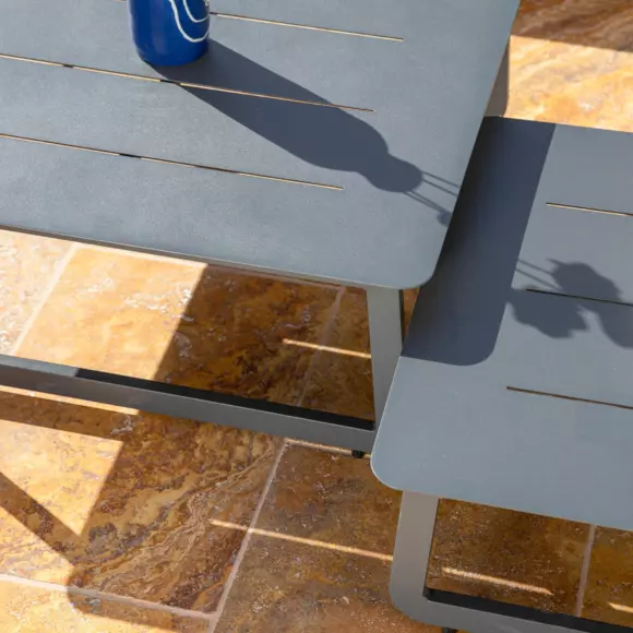 Conjunto de muebles de jardín Long Beach Antracita - 7 plazas 8