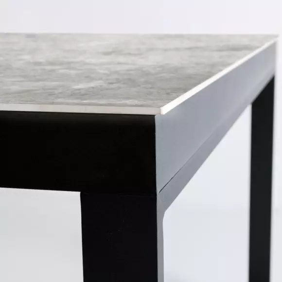 Tuintafel 10 zitplaatsen Aluminium/Keramiek Kore (240 x 120 cm) - Antraciet grijs 3