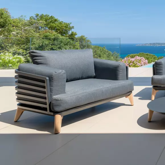 Fauteuil de jardin Monte Carlo - Anthracite 3