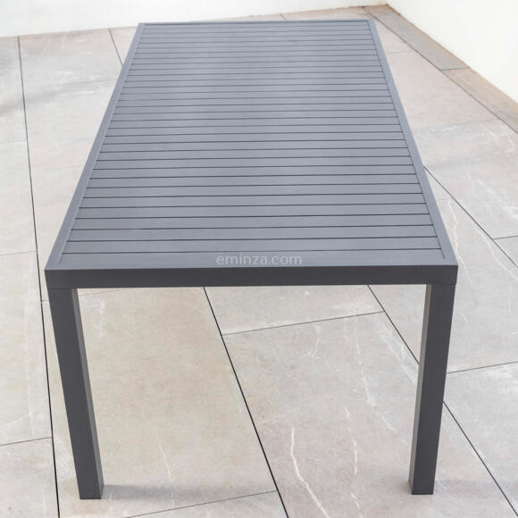 Mesa de jardín rectangular Aluminio Murano (8 pers.) - Gris Antracita 3