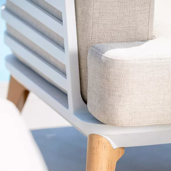 Fauteuil de jardin Monte Carlo - Blanc 2