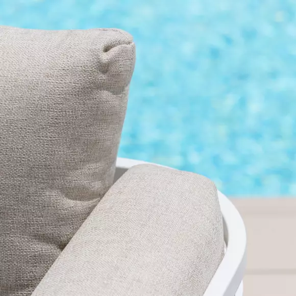 Fauteuil de jardin Monte Carlo - Blanc 3