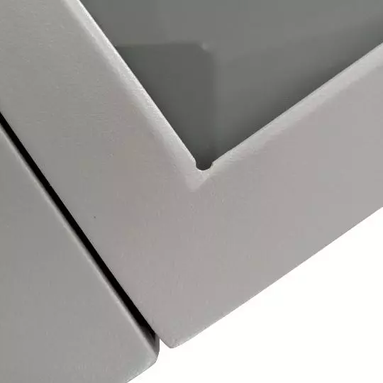 Mesa de jardín extensible de vidrio Murano (Hasta 8 pers.) - Gris antracita 3