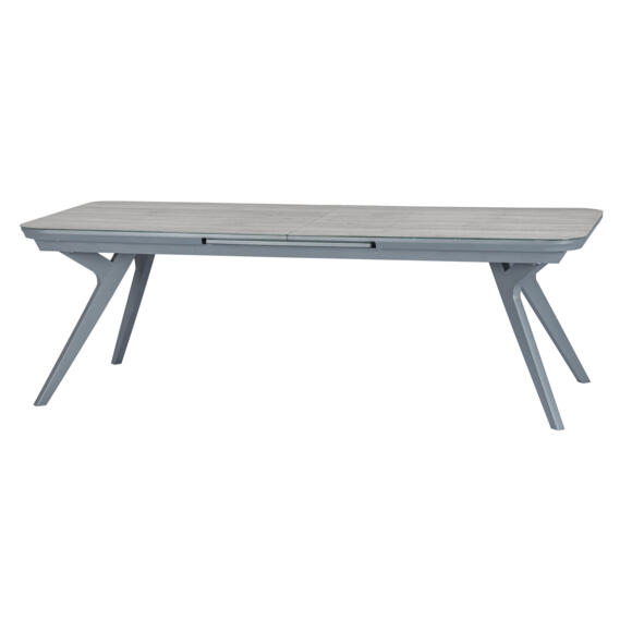 Gartentisch ausziehbar Pulpy Aluminium (Bis zu 12 Pers.) - Grau 7