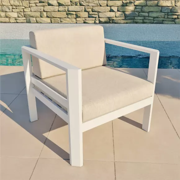 Conjunto de jardín Ostara Blanco - 4 plazas 2