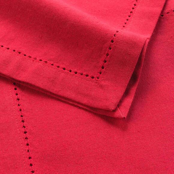Lot de 3 serviettes (40 cm) Charline Rouges 3