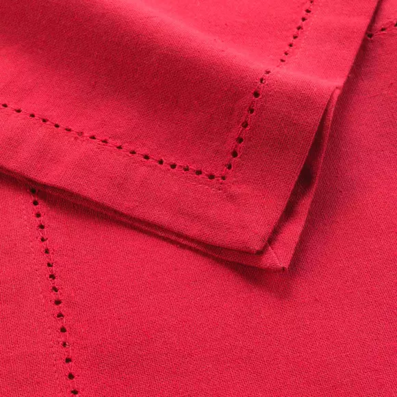 Lote de 3 servilletas (40 cm) Charline Rojos 3