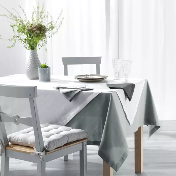 Mantel rectangular (L240 cm) Charline Gris 2