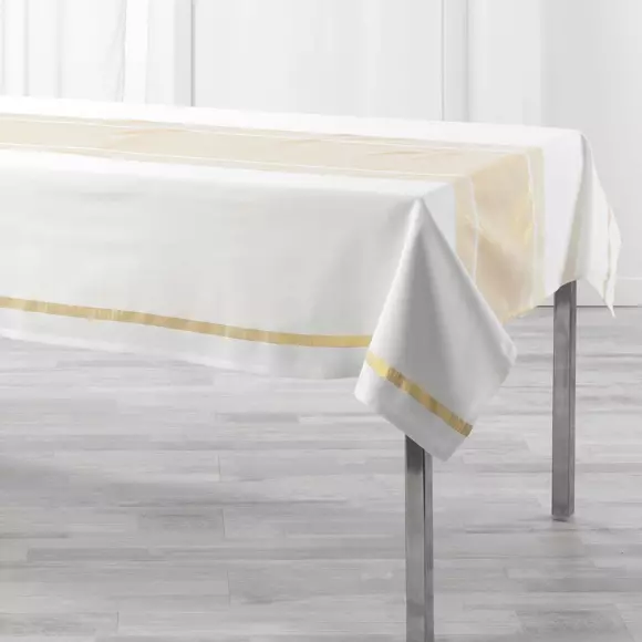 Nappe rectangulaire (L240 cm) Elegancia Or 3