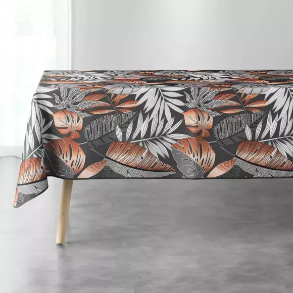 Tafelkleed rechthoekig Vlekbestendig (L240 cm) Alianor Grijs antraciet 2