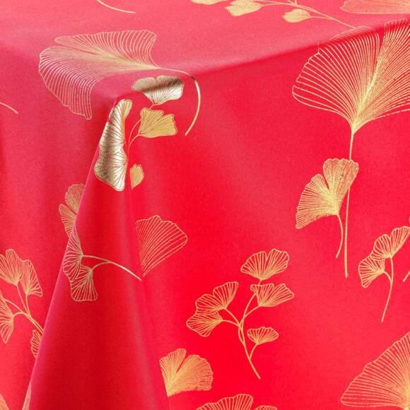 Nappe rectangulaire (L240 cm) Bloomy Rouge 2