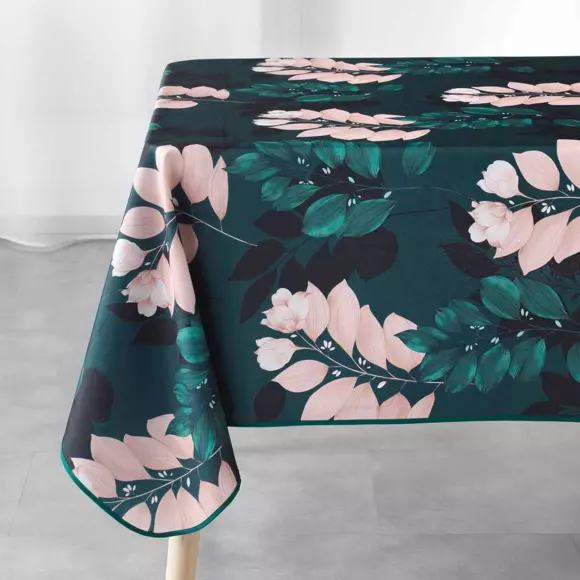 Mantel rectangular (L240 cm) Belline Verde esmeralda 3