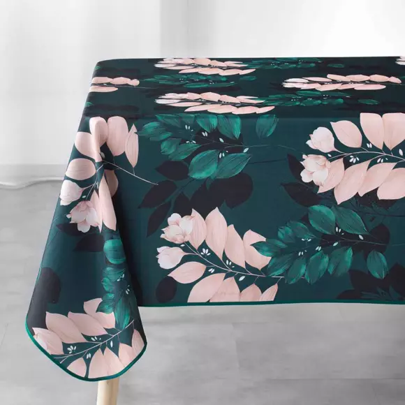 Tafelkleed rechthoekig(L200 cm) Belline Smaragdgroen 3