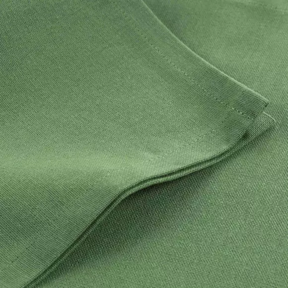 Lot de 3 serviettes coton Initia Vert kaki 3