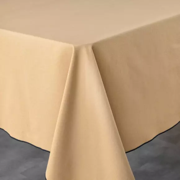 Mantel rectangular algodón reciclado (L240 cm) Mistraline Beige 3