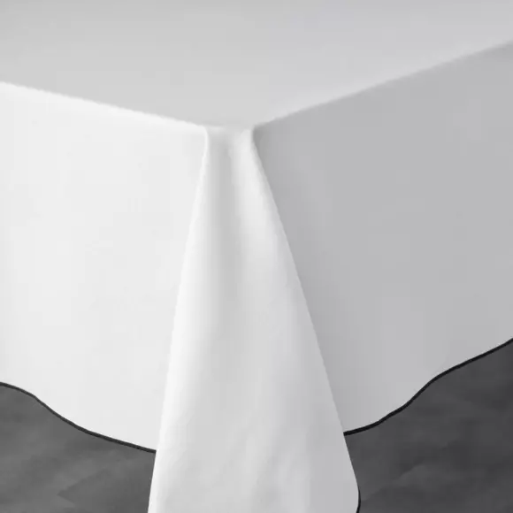 Mantel rectangular algodón reciclado (L240 cm) Mistraline Blanco 3
