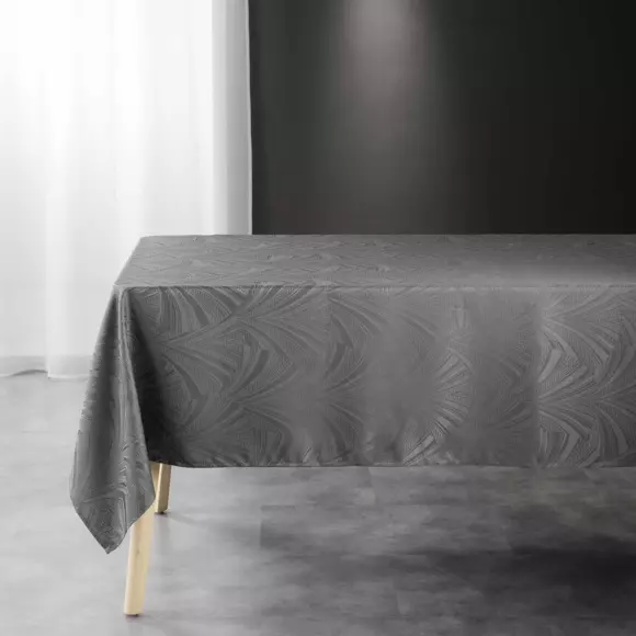 Nappe rectangulaire anti tache (240 cm) Lolly Gris anthracite 3