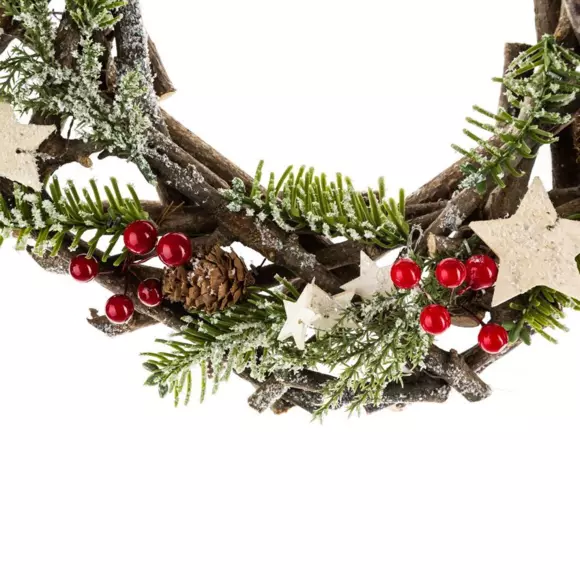 Corona di Natale decorata Greywood 127