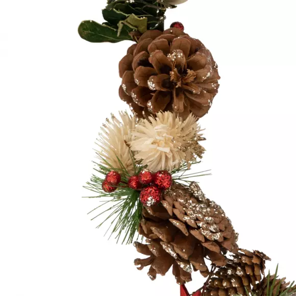 Guirlande décorée Elva Marron