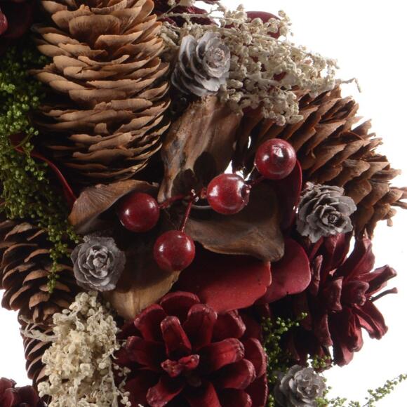 Corona di Natale decorata Pompin 2