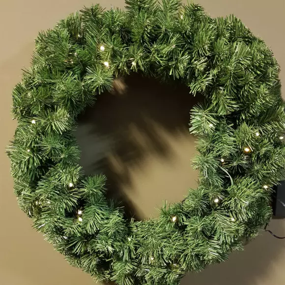 Corona di Natale luminosa lampeggiante Royal  Ø60 cm Verde Multicolore 3