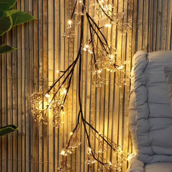 Guirlande sapin lumineuse Gypsophile  Blanc chaud 2
