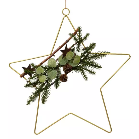 Corona de Navidad Estrella Verti 2