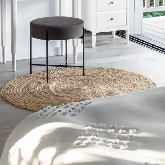 Tapis jute (120 cm) Gio Beige 2