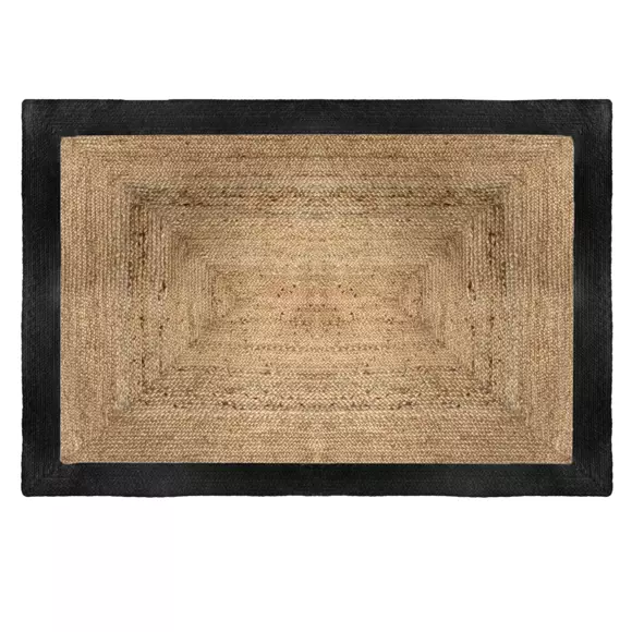 Vloerkleed jute (170 cm) Meryl Zwart 3