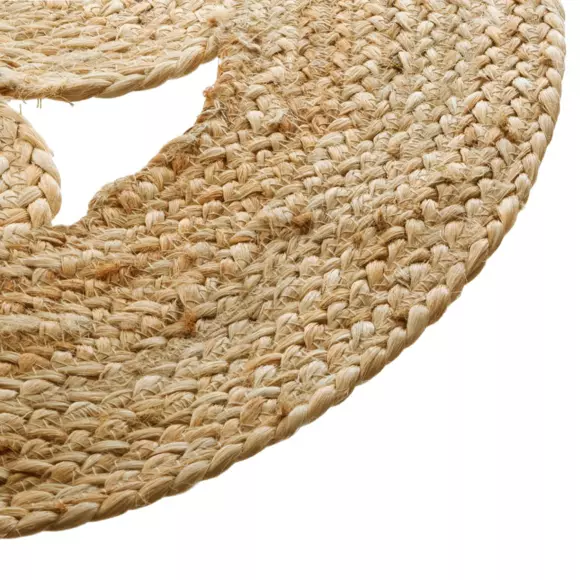 Juteteppich (D80 cm) Giusti Naturfarben 4