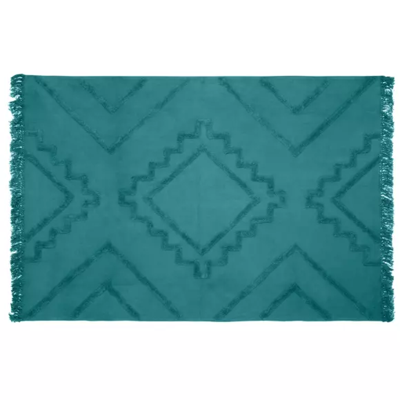 Tapis de salon (170 cm) Inca Bleu canard 2