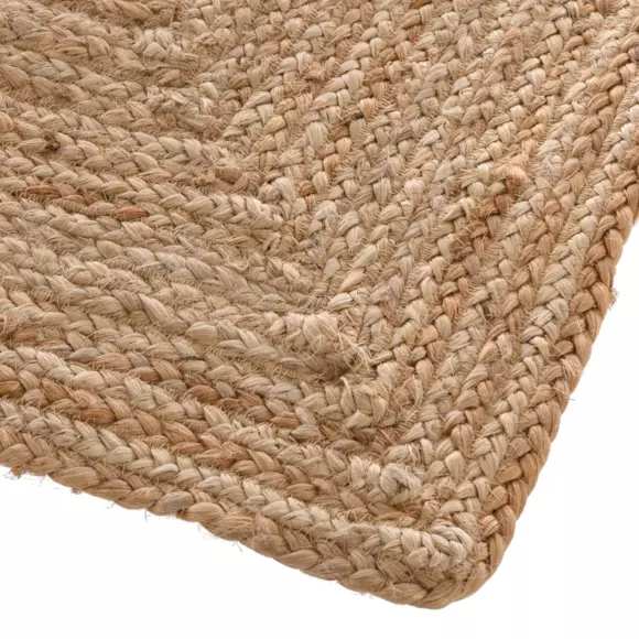 Tapis jute (90 cm) Histoire nat Beige 2