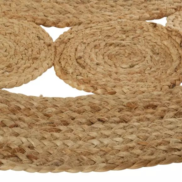 Tappeto juta (Ø120 cm) Vent Beige naturale 7