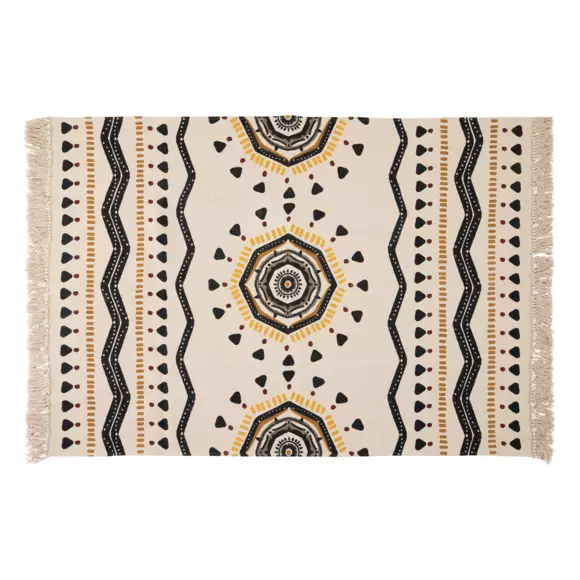 Alfombra algodón (170 cm) Tribal Multicolor 3