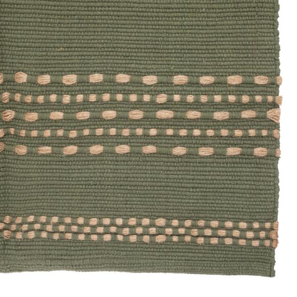 Teppich aus Baumwolle und Jute (140 cm) Bota Khaki 2