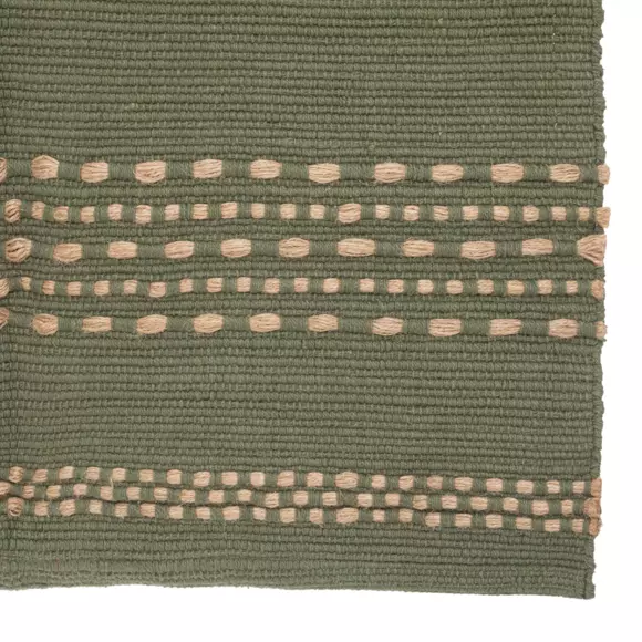 Tapis coton et jute (140 cm) Bota Vert kaki 2