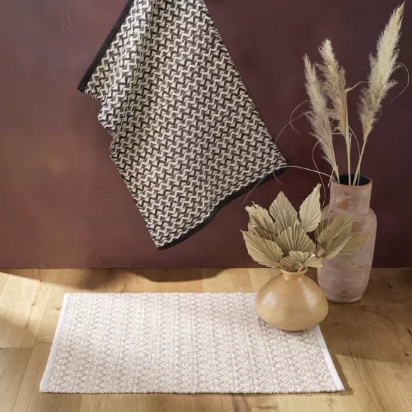 Alfombra de salón (90 cm) Chasca Negro 
