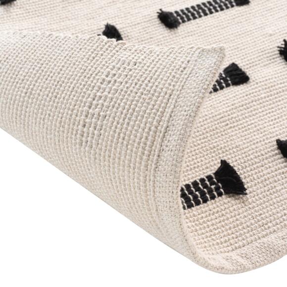 Teppich aus Baumwolle (80 cm) Juline Cremeweiß