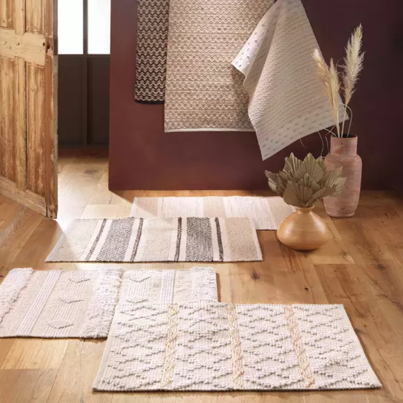 Alfombra de salón (90 cm) Belem Crudo