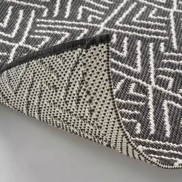 Tapis de salon (170 cm) Aztek Noir