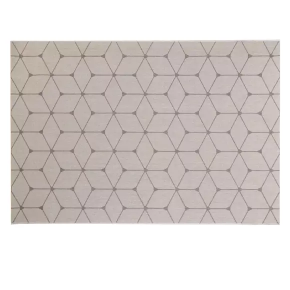 Tapis de salon (230 cm) Hexagon Blanc
