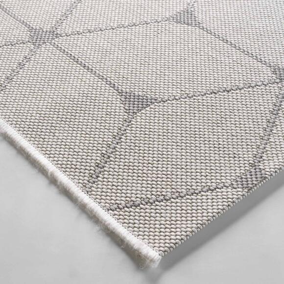 Tapis de salon (230 cm) Hexagon Blanc